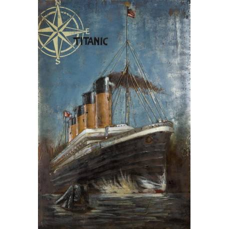 Kovový obraz 120x80 Titanic I.