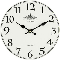 Dřevěné nástěnné hodiny 30x30 18AC015