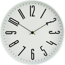 Plastic wall clock 30x30 201148W
