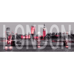 Obraz na plátne 40x100 Šedý Londýn