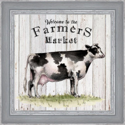 Rámovaný obraz Farmers Market 30x30
