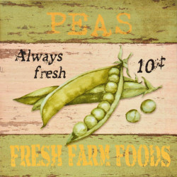 Obraz na plátne 28x28 Farm Peas