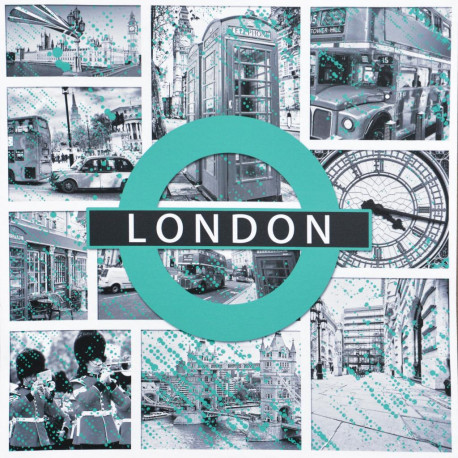 Obraz na plátne 50x50 Londýnske Metro
