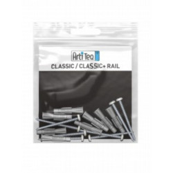Inštalačný set Classic Rail/Classic Rail+ 200 cm alu