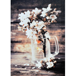 Obraz na plátne 50x70 Kvety v pohári