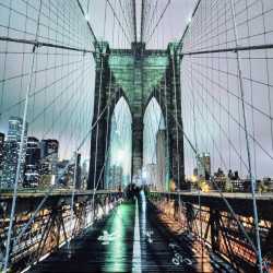 Obraz na plátne 70x70 New York Brooklin Bridge