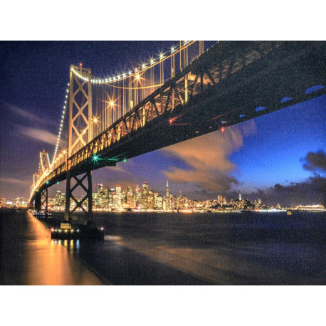 Obraz na plátne 75x100 Most z New Yorku I.