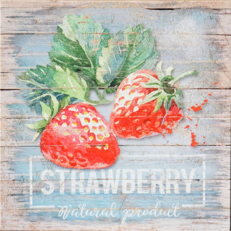 Obraz na plátne 28x28 Strawberry
